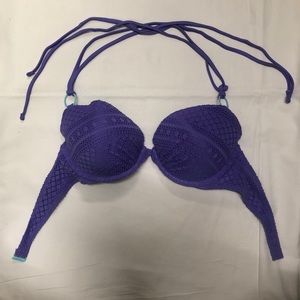Aerie Purple “Brooke” Bikini Swim Top